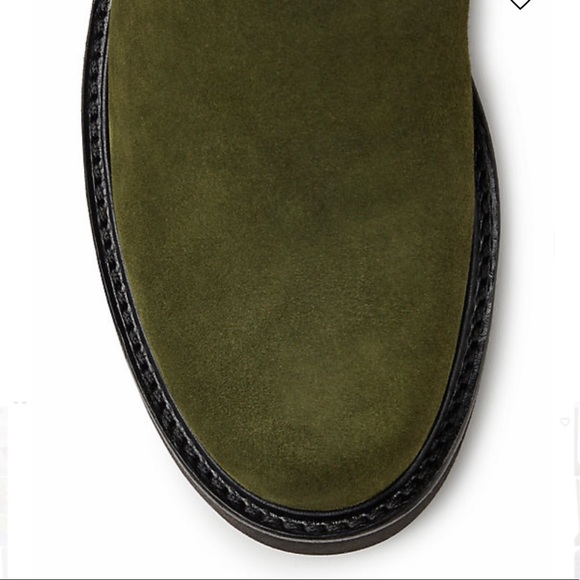 NWT/NIB Stuart Weitzman 5050 ULTRALIFT PLATFORM BOOT in Hunter Green Suede - Picture 7 of 10